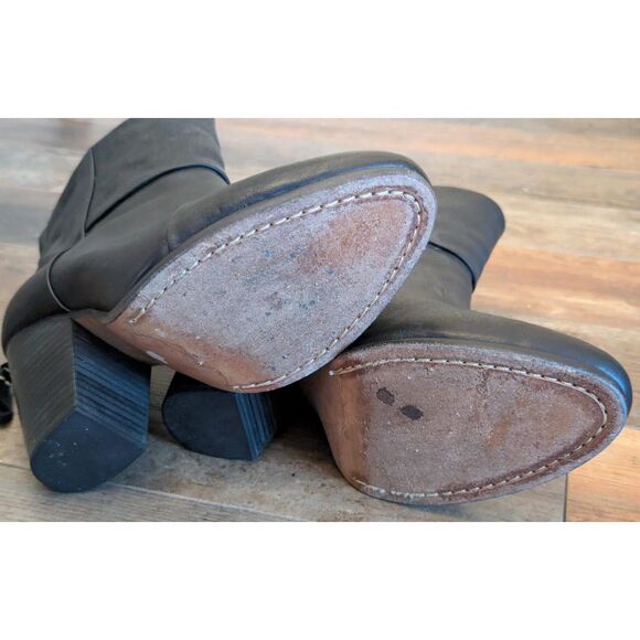 rag & bone 39.5 (US 9.5) Black Leather Ankle Boots - Picture 5 of 5